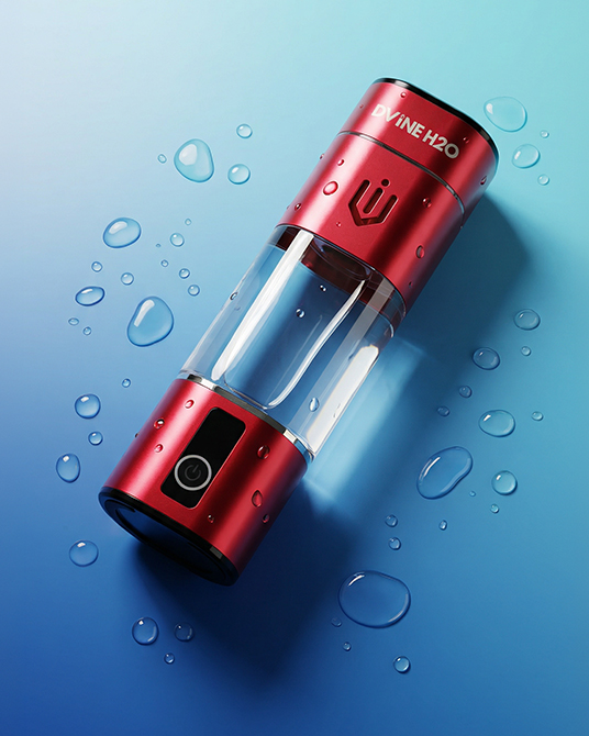 Dvine Hydrogen Bottle — Two Modes. One Intention. 4 PPM Daily / 8 PPM Turbo.